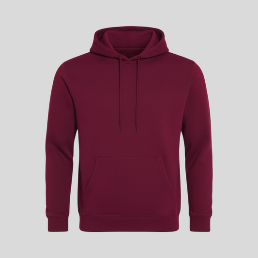 Plain Maroon Hoodie